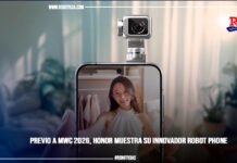 Previo a MWC 2026, HONOR muestra su innovador ROBOT PHONE
