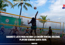 Cabarete listo para recibir la edición XVIII del Voleibol Playero Semana Santa 2026.