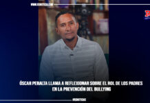 Óscar Peralta llama a reflexionar sobre el rol de los padres en la prevención del bullying