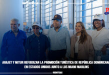 Arajet y Mitur refuerzan la promoción turística de República Dominicana en Estados Unidos junto a los Miami Marlins
