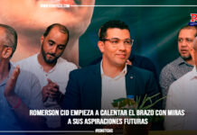 Romerson Cid empieza a calentar el brazo con miras a sus aspiraciones futuras