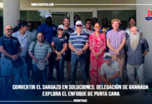 Convertir el sargazo en soluciones: delegación de Granada explora el enfoque de Punta Cana