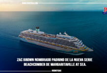Zac Brown nombrado padrino de la nueva serie Beachcomber de Margaritaville at Sea.