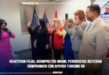 Reactivan filial Adompretur Miami; periodistas reiteran compromiso con apoyar turismo RD