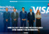 David Collado y Jorge Lemus presentan alianza entre turismo y Visa internacional.
