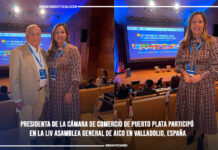 Presidenta de la Cámara de Comercio de Puerto Plata participó en la LIV Asamblea General de AICO en Valladolid, España