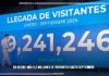 RD recibe más 9,2 millones de visitantes hasta septiembre